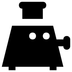 toaster icon, simple vector design