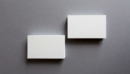 Business Card Mockup for Branding - Presentation for Personal Identification or Pursue of Business - Promotional Material for Business Endeavors - Neutral Background