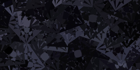 Light Gray vector background with triangles.