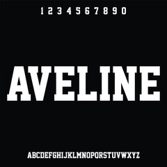AVELINE, luxury elegant serif font represent glamour and exclusive