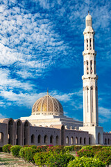 Sultan Qaboos Grand Mosque in Muscat, Oman