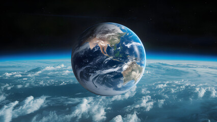 earth in space