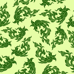 abstract green background seamless pattern