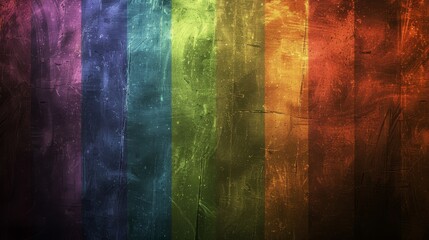 Grainy, Textured Rainbow Background with Ambient Lighting