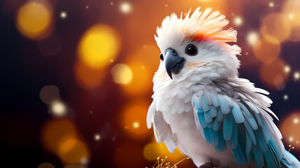 Parrot, creative animal concept