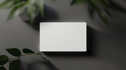 Simple and clean card mockup