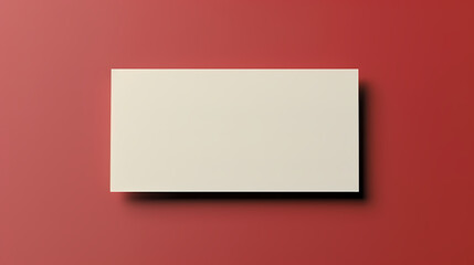 Fototapeta premium Simple and clean card mockup