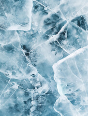 Obraz premium ice surface top view light blue color