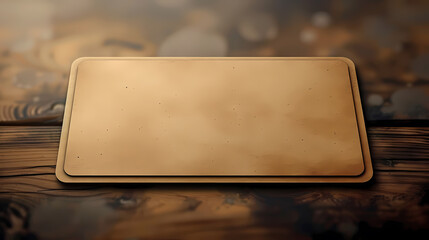 Simple and clean card mockup