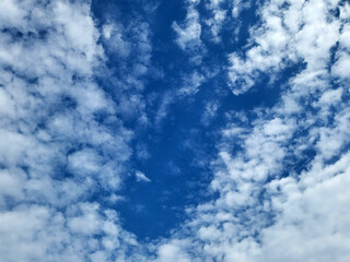 Obraz premium blue sky and clouds