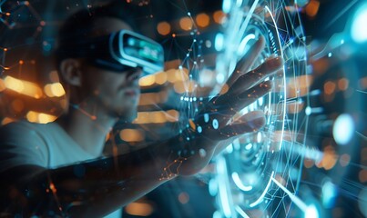 Innovative Leadership in Virtual Reality, Touching the Future of Data Streams