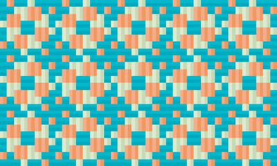 Seamless traditional woven pattern called Anyaman
