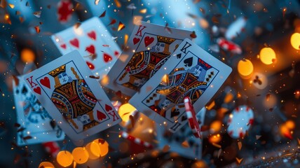Dynamic capture of tumbling playing cards in a burst of motion