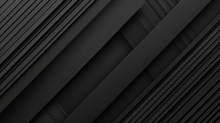 Dark deep black dynamic abstract background with diagonal lines. Modern creative abstract black square line background. background sports abstract background black texture.  - obrazy, fototapety, plakaty