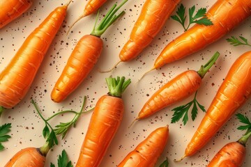 Pattern with carrots