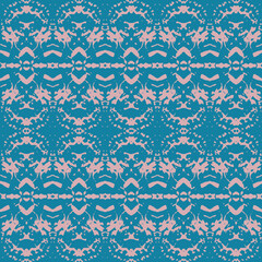 Old wallpaper on the wall.