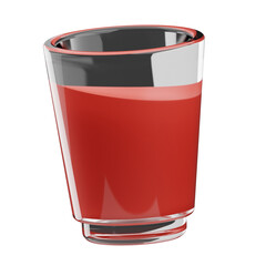 Object World Cancer Day Fruit Juice 3D Illustration