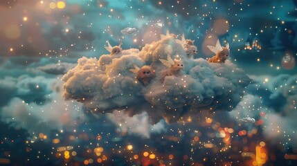 Starry Puppies' Cosmic Adventure