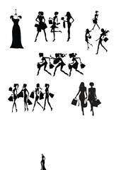 fashion model silhouette