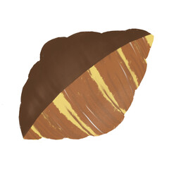 Croissant chocolate