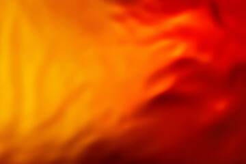 Vibrant Orange Abstract Fusion, Water and Oil Convergence.