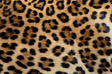 Close Up, Exquisite Leopard Fur Texture.