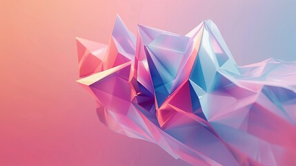 Isometric abstract background