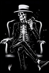 minimalistic skeleton