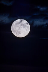 Supermoon, full moon that nearly coincides with perigee, the closest that the Moon comes to the...