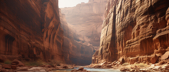 Grand Canyon landscape. - obrazy, fototapety, plakaty