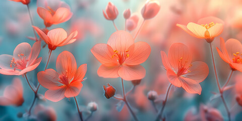 Abstract floral background