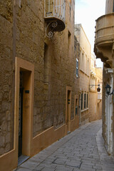Schmale Gassen in der Altstadt von Mdina