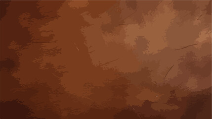 Leather grunge background of brown color Flat vector