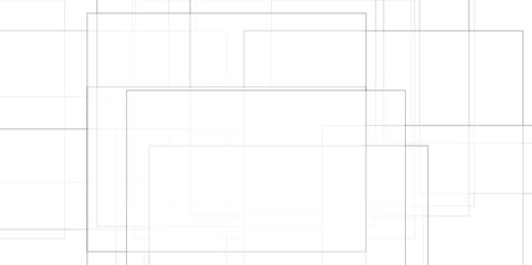 Abstract grey lines on white background with luxury shapes architecture plan. Modern pattern elegant gray line template background.	