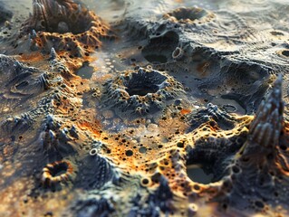 The silent outbreak of cold sores Herpes simplex, shown in moments of solitude