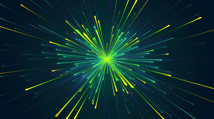 Fototapeta premium minimalist neon starburst