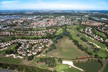 Photo aérienne du golf de Val-Grand de Bondoufle (Essonne 91)
