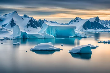 Deurstickers icebeng in the antarctica 2 © 태훈 김