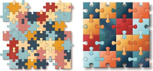  Jigsaw puzzle 48 pieces, thinking game