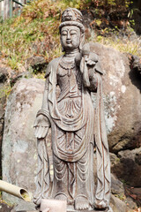 Fototapeta na wymiar 埼玉県熊谷市妻沼の歓喜院聖天堂の仏像