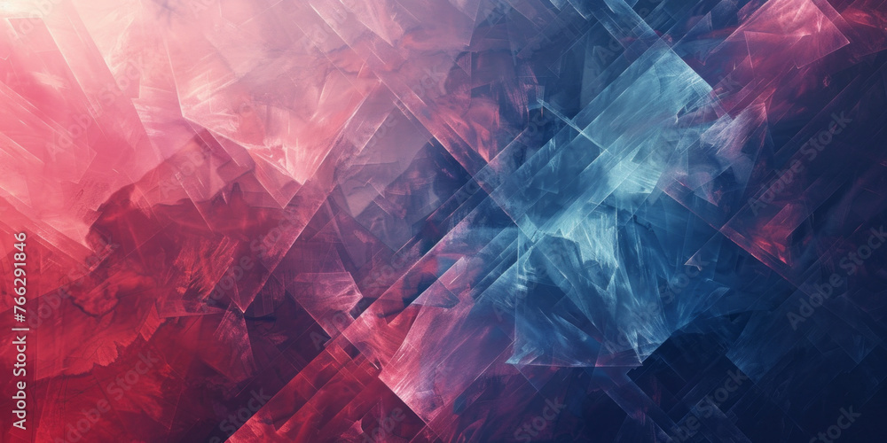 Poster pink and blue abstract background or pattern, creative design template with copyspace