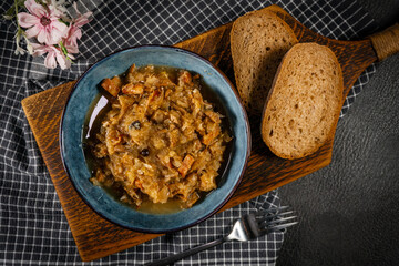 Bigos - traditional Polish food.