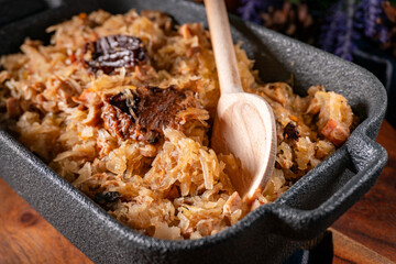 Bigos - traditional Polish food.