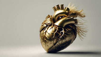Golden Heart of a Lion - symbolizes regality, courage and power