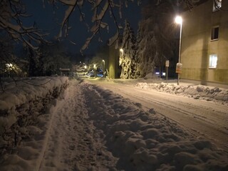 Schneechaous in Sachsen