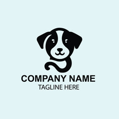 vector pet logo design 