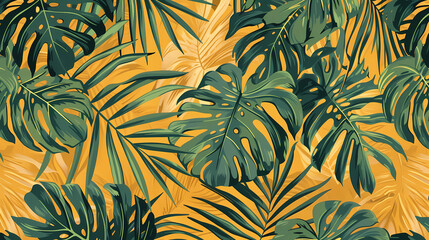 A Lush Tropical Pattern