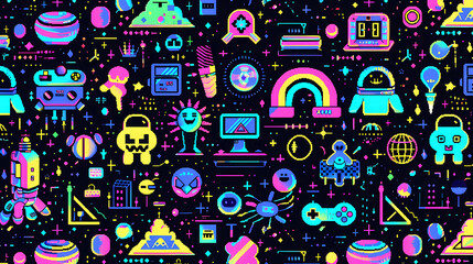 A Retro Gaming Pattern