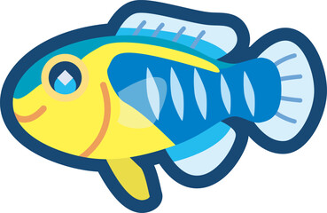 かわいいリュウキュウニセスズメのイラスト