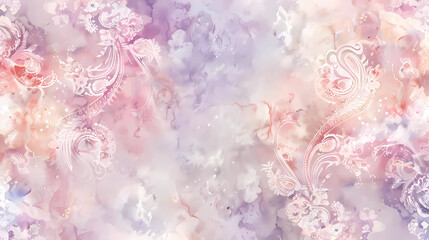 Ethereal Watercolor Pattern